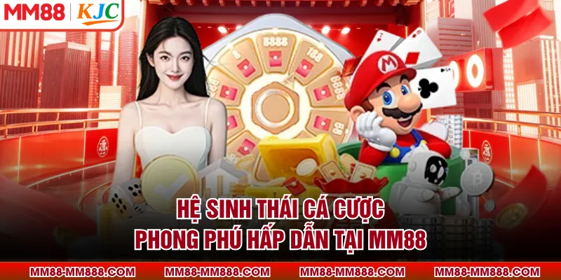 Hệ sinh thái cá cược phong phú hấp dẫn tại MM88